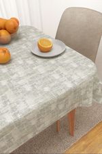 Tischdecke eckig in grau