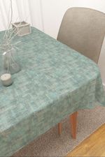 Vorschau Tischdecke eckig von Lysel - Yucatan #3J in weiss hellblau