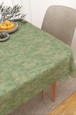 Vorschau Tischdecke eckig von Lysel - Yucatan #3J in weiss schilfgrün