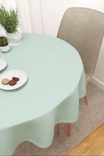 Tischdecke rund in grün