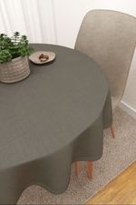 Vorschau Tischdecke rund von Lysel - Morias #3J in beige rehbraun