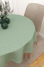 Vorschau Tischdecke rund von Lysel -  Saltillo #3J in rosa mint