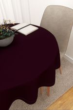 Vorschau Tischdecke rund von Lysel - Daniel #3J in apricot beere