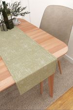 Vorschau Tischläufer von Lysel - Coahuila  #3J in perlweiss lindgrün