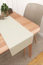 Vorschau Tischläufer von Lysel - Matehuala #3J in taubenblau beigebraun