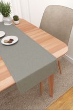 Vorschau Tischläufer von Lysel - Matehuala #3J in taubenblau silbergrau