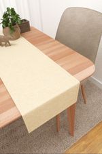 Vorschau Tischläufer von Lysel - Matehuala #3J in azurblau elfenbein