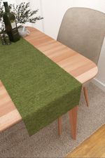 Vorschau Tischläufer von Lysel - Matehuala #3J in azurblau olivgrün