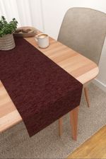 Vorschau Tischläufer von Lysel - Matehuala #3J in azurblau rotbraun