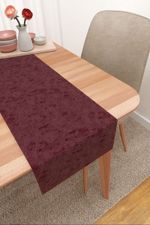 Vorschau Tischläufer von Lysel - Ruusu #3J in orangegelb bordeauxrot