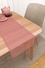 Vorschau Tischläufer von Lysel - Sangola #3J in apfelgrün altrosa