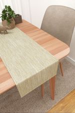 Vorschau Tischläufer von Lysel -  Temoris #3J in türkis weissgrün