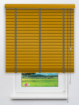 Jalousie Ma&szlig;anfertigung Bambusjalousie RAL 1005 Struktur