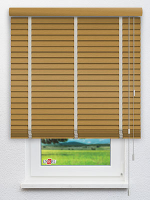 Jalousie Ma&szlig;anfertigung Bambusjalousie RAL 1024 Struktur