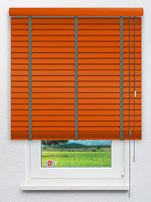 Jalousie Maßanfertigung Bambusjalousie RAL 2004 Struktur