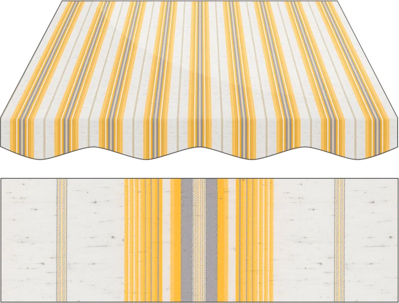 Markise Massanfertigung Markise Irisun Fantasie Gialli G756