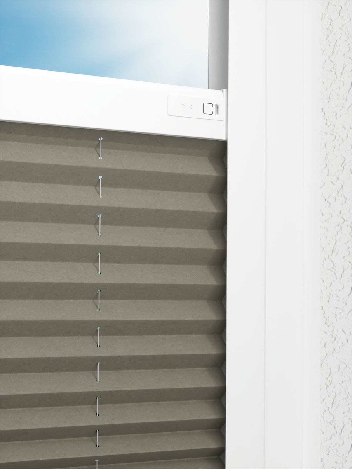 Detailansicht LYSEL HOME Plissee 221A Pinus BO