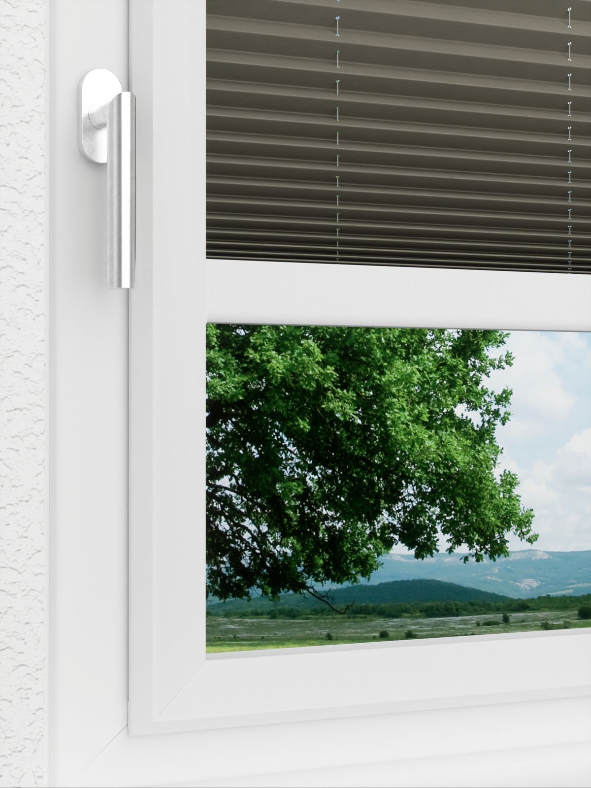 Detailansicht LYSEL HOME Plissee 221A Pinus BO