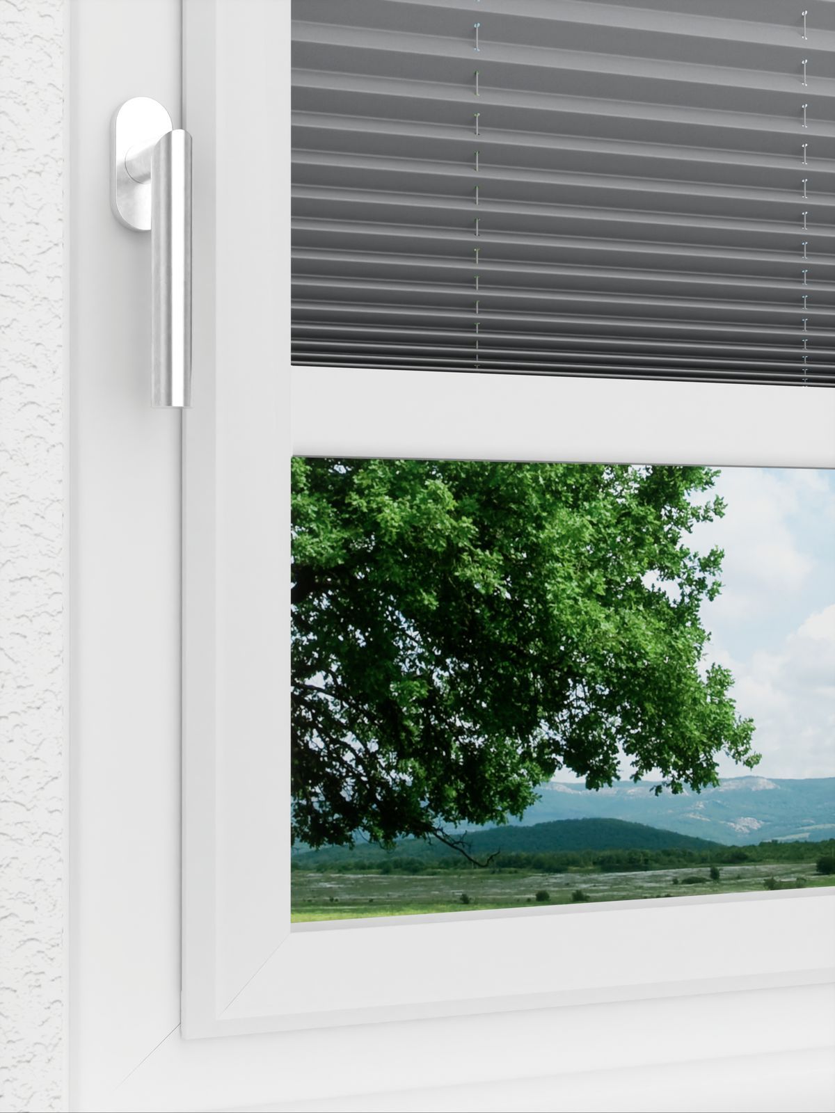 Detailansicht LYSEL HOME Plissee 218A Pinus BO