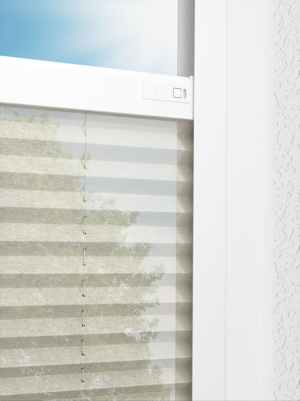 Detailansicht LYSEL HOME Plissee 110A Calluna