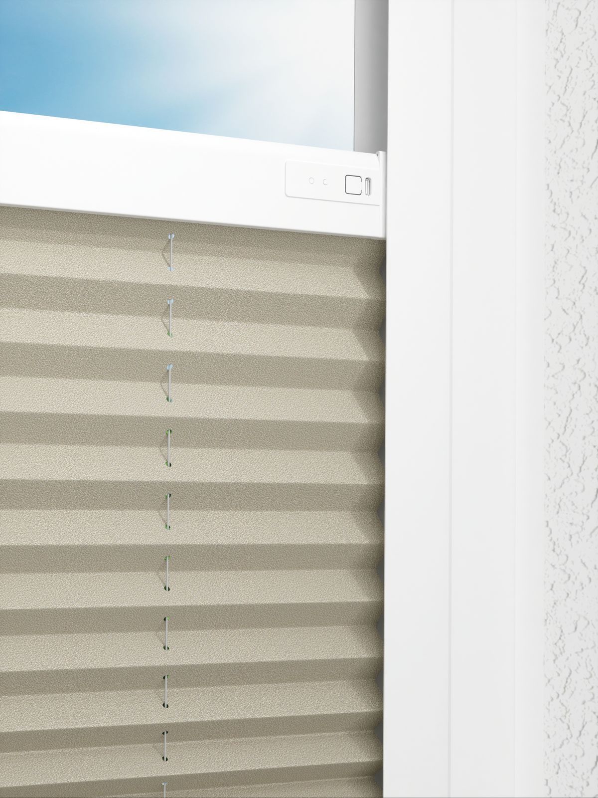 Detailansicht LYSEL HOME Plissee 308A Aloe