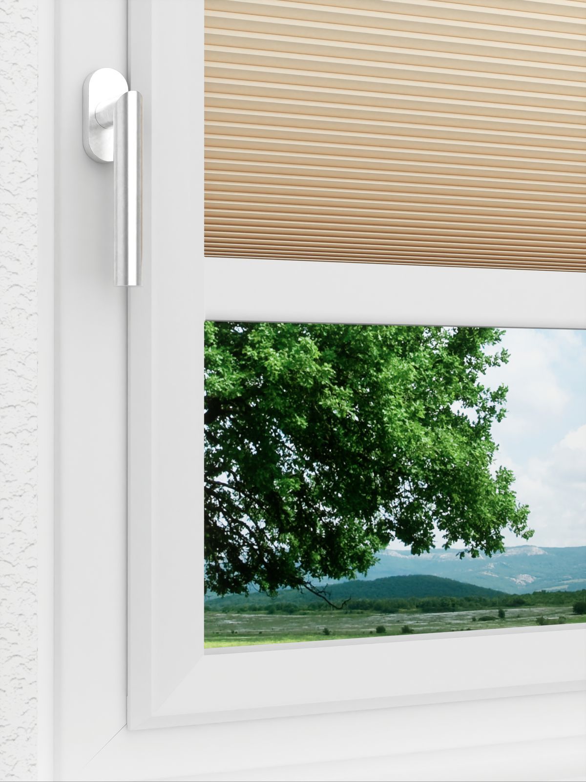 Detailansicht LYSEL HOME Plissee 035A Alba LI Wabe