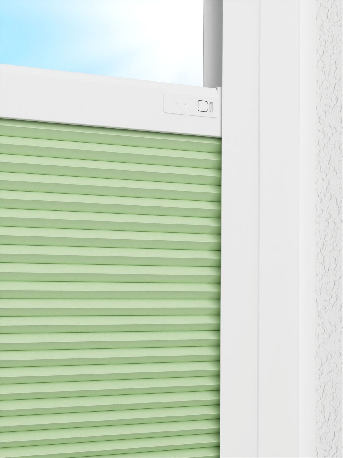 Detailansicht LYSEL HOME Plissee 027A Alba LI Wabe