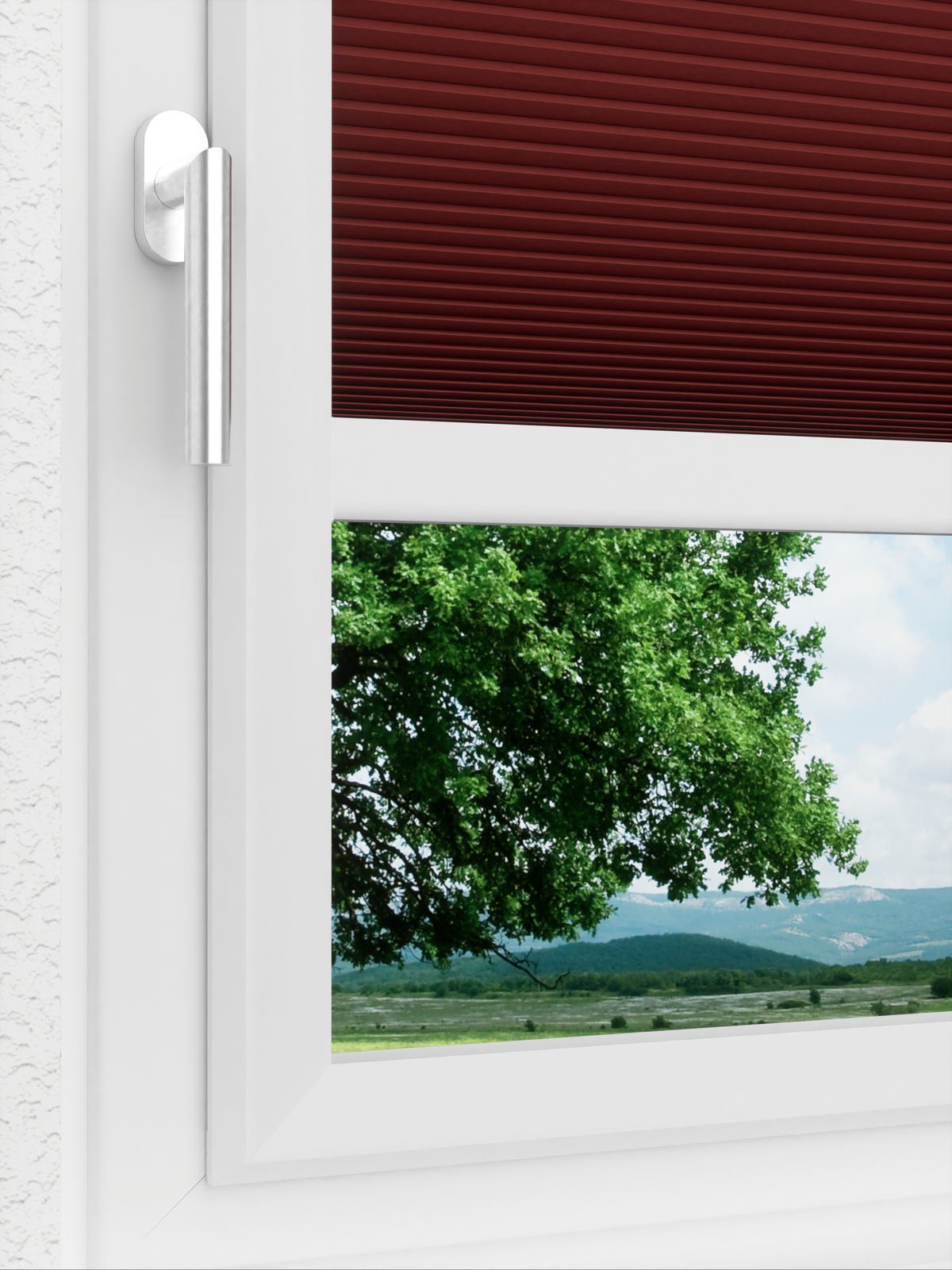 Detailansicht LYSEL HOME Plissee 028A Alba LI Wabe