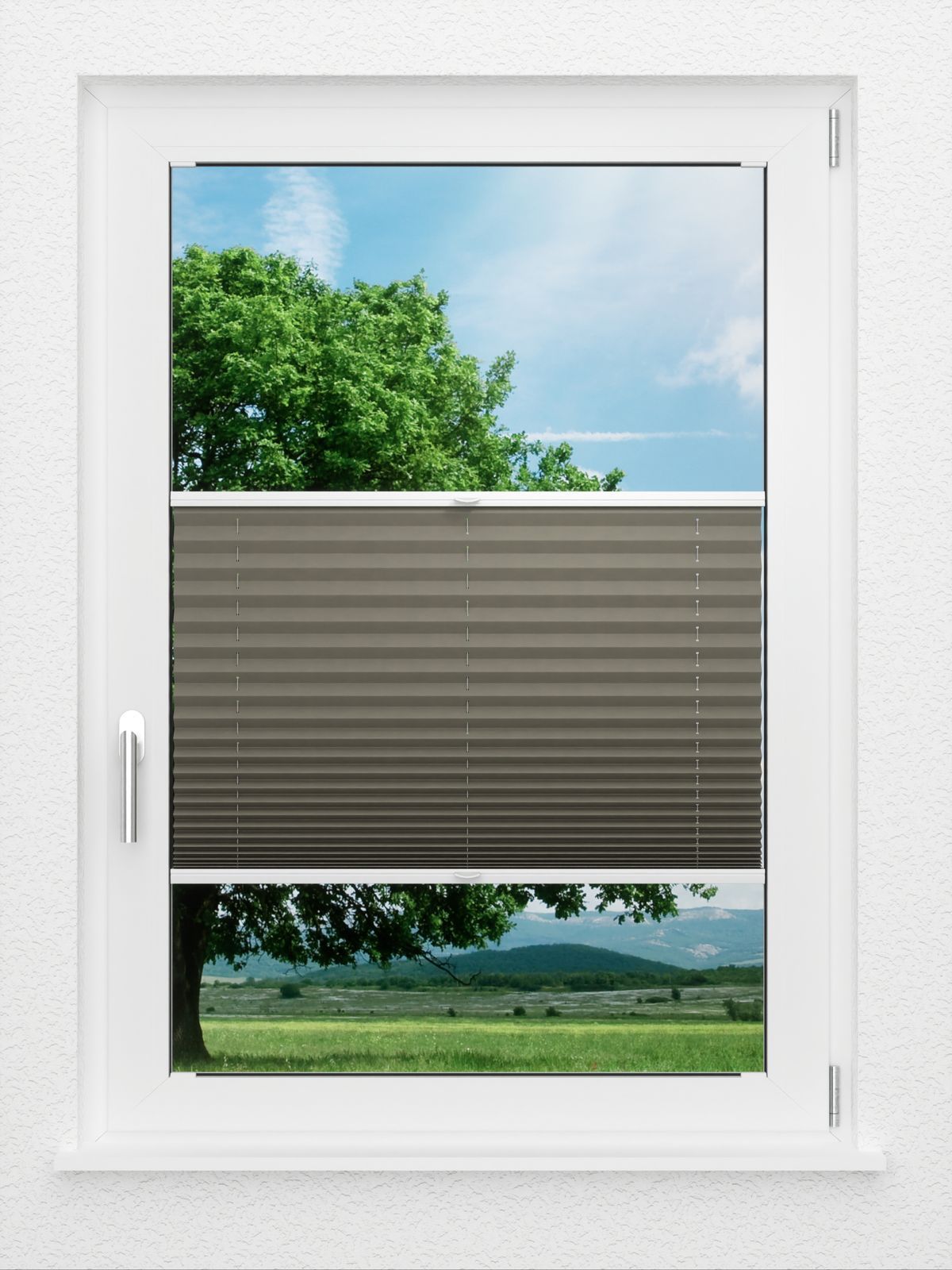 Detailansicht LYSEL HOME Plissee 221A Pinus BO