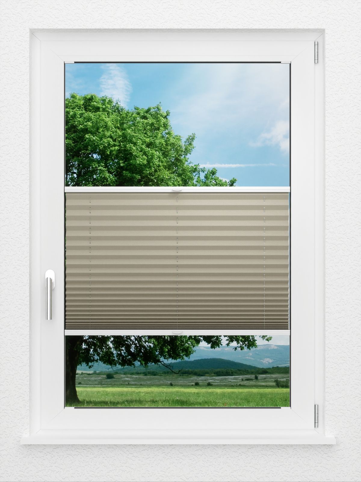 Detailansicht LYSEL HOME Plissee 308A Aloe