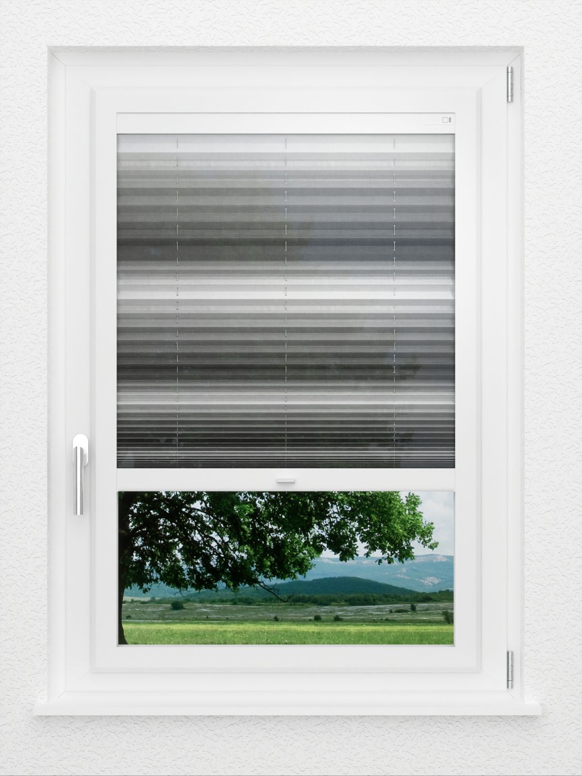Detailansicht LYSEL HOME Plissee 418A Light Wave
