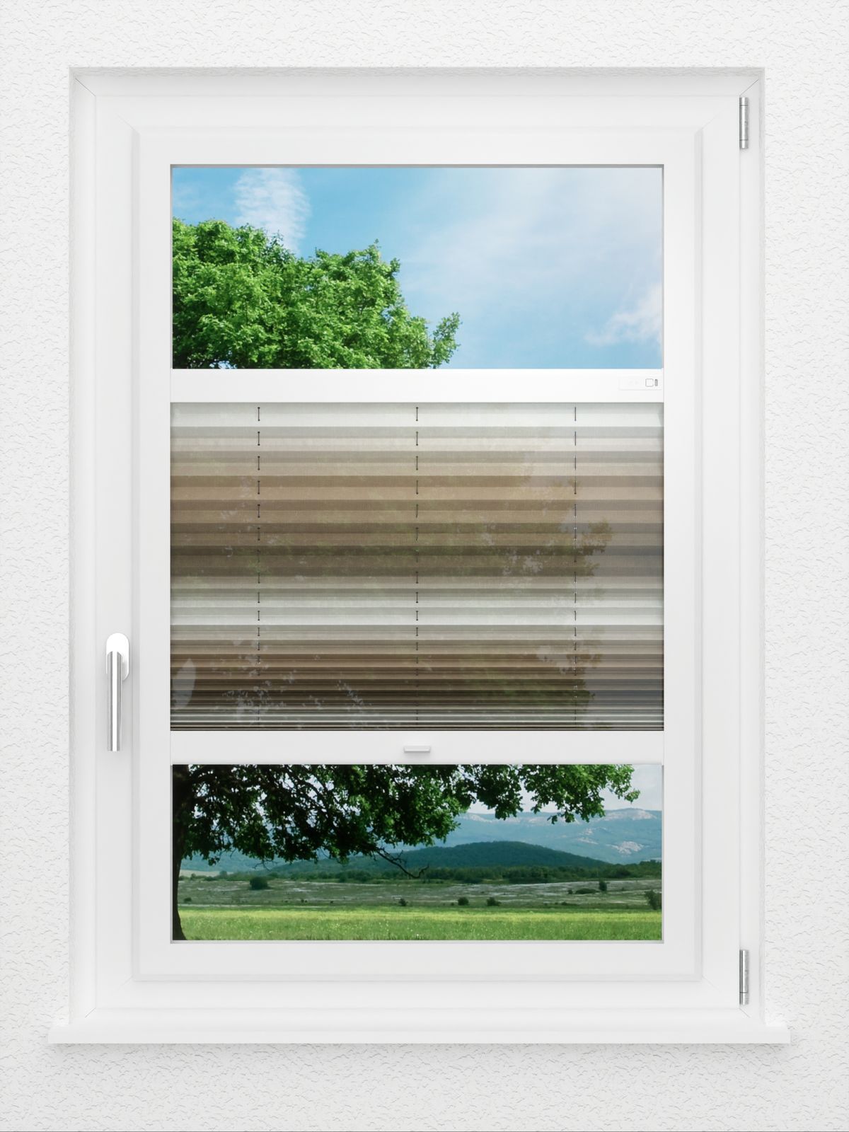 Detailansicht LYSEL HOME Plissee 335A Light Wave