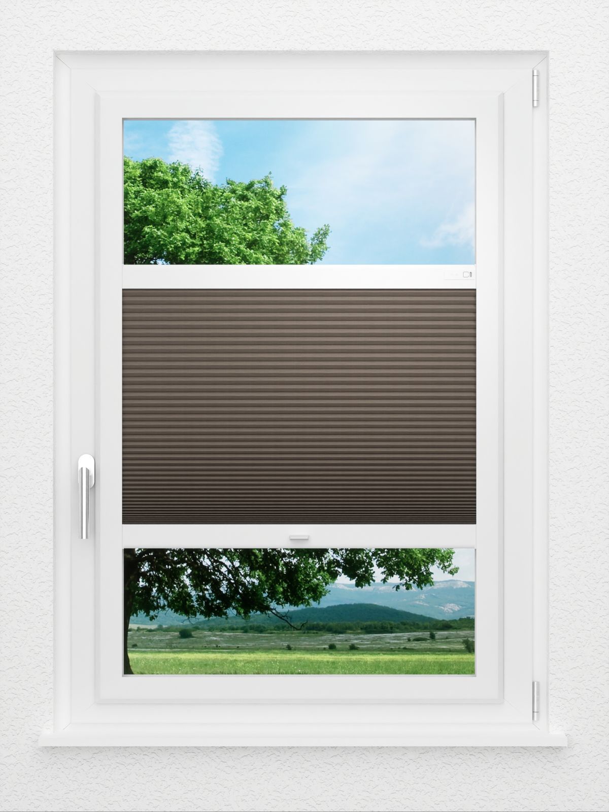 Detailansicht LYSEL HOME Plissee 314A Evelyne BO Wabe