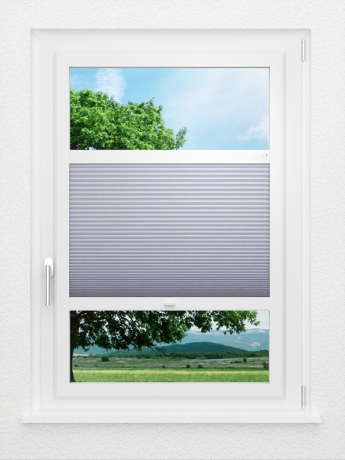 Detailansicht LYSEL HOME Plissee 312A Lanea BO Wabe