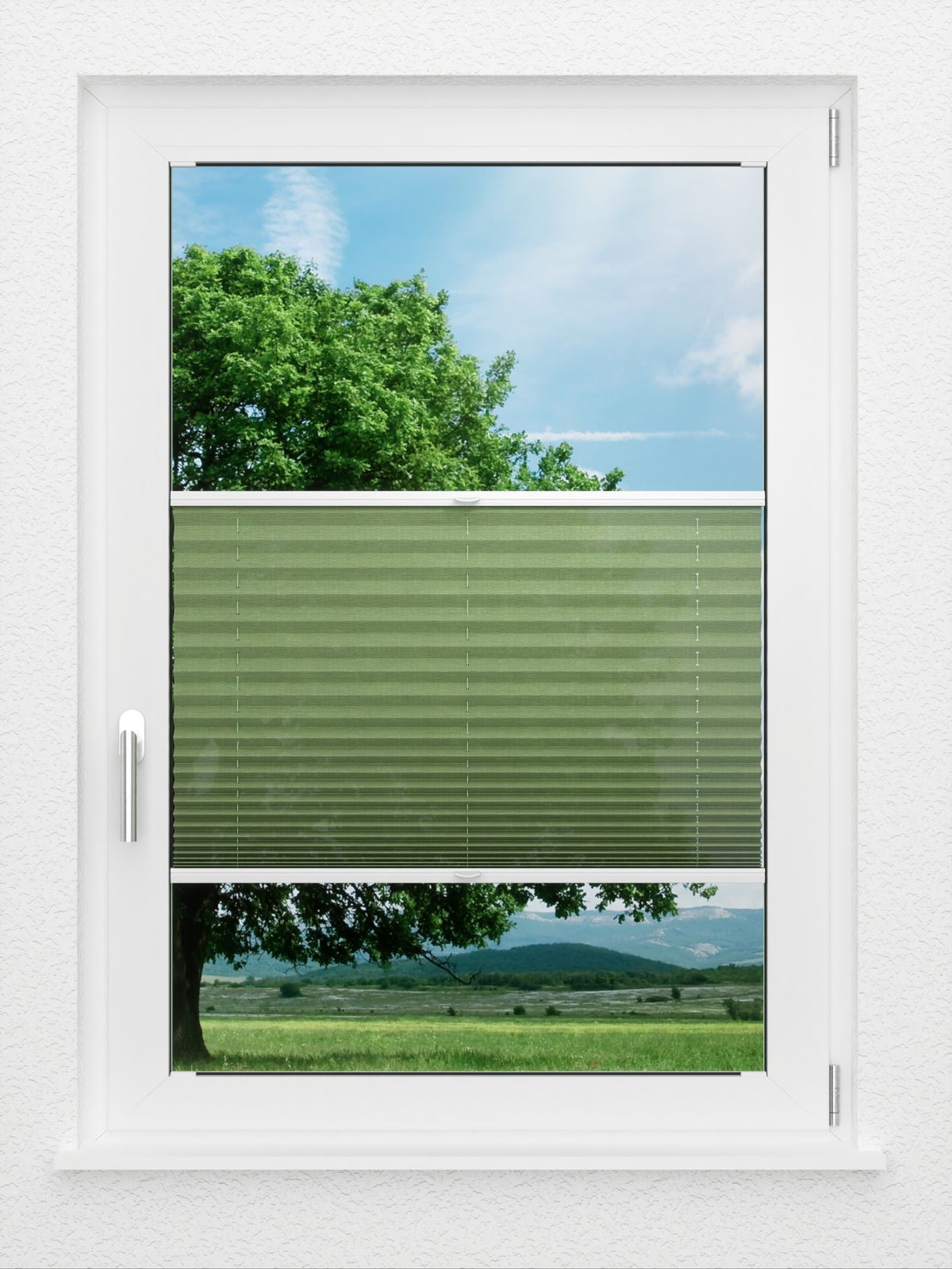 Detailansicht LYSEL HOME Plissee 330A Light Mix