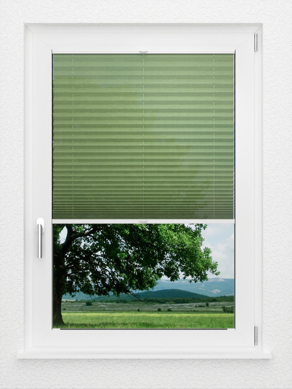 Detailansicht LYSEL HOME Plissee 330A Light Mix