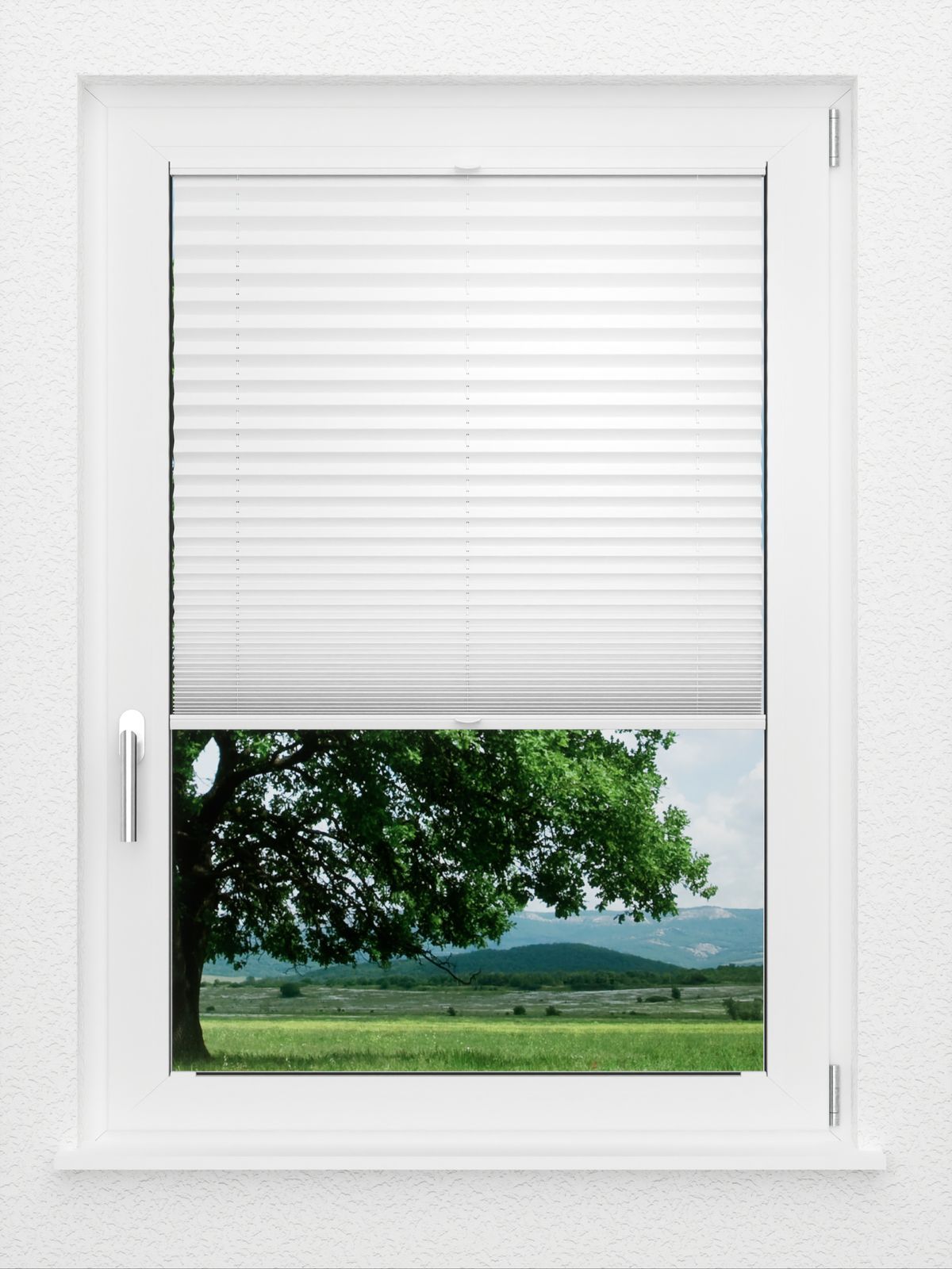 Detailansicht LYSEL HOME Plissee 209B Aralia Pearl