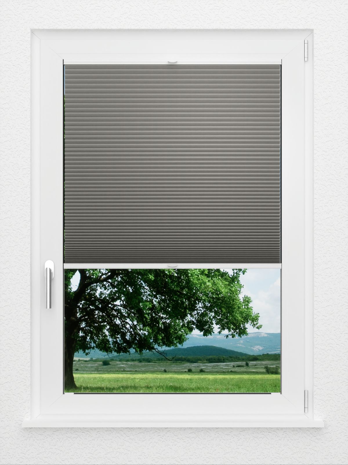 Detailansicht LYSEL HOME Plissee 020A Calluna Wabe