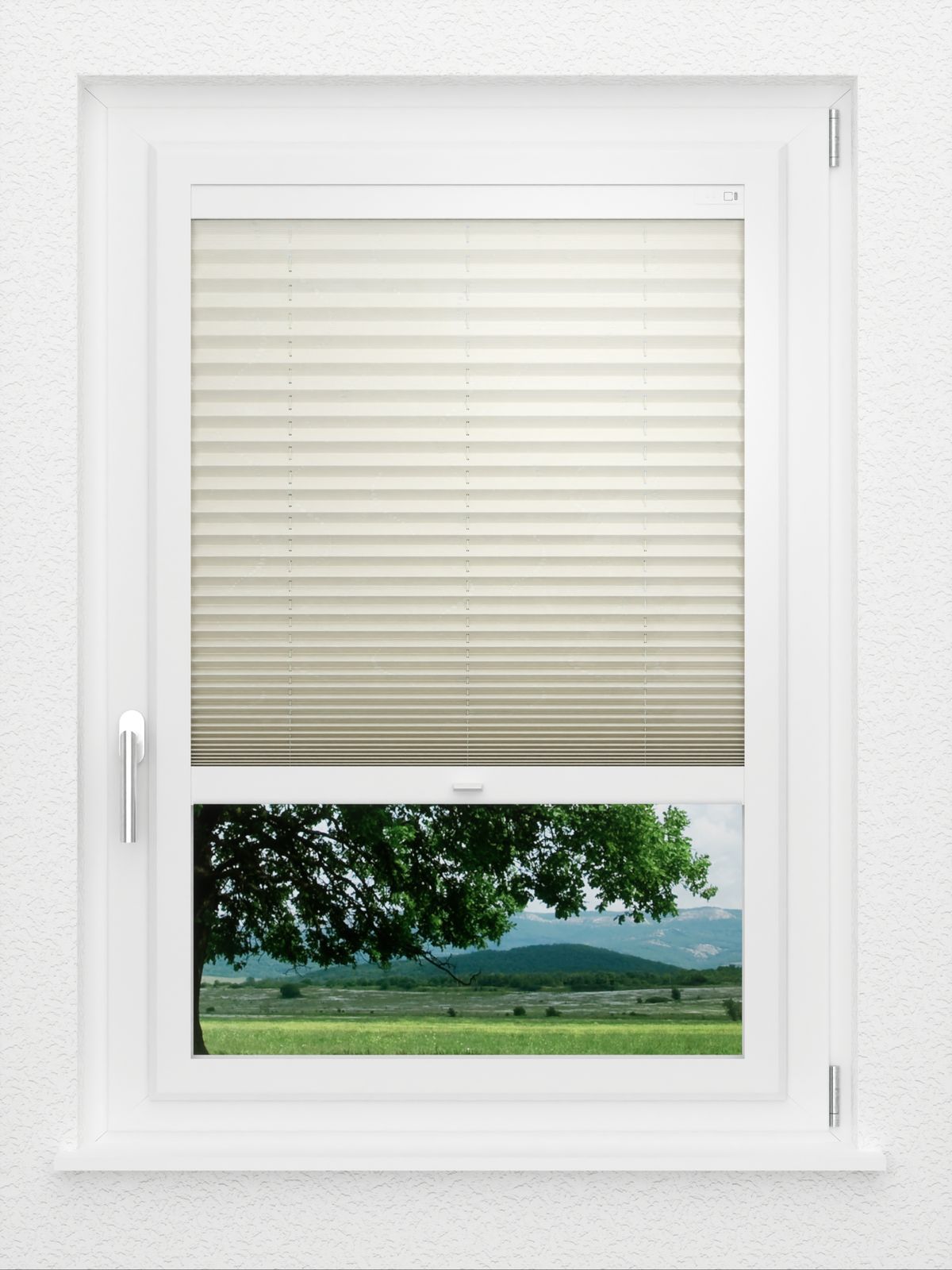 Detailansicht LYSEL HOME Plissee 410A Pearl String