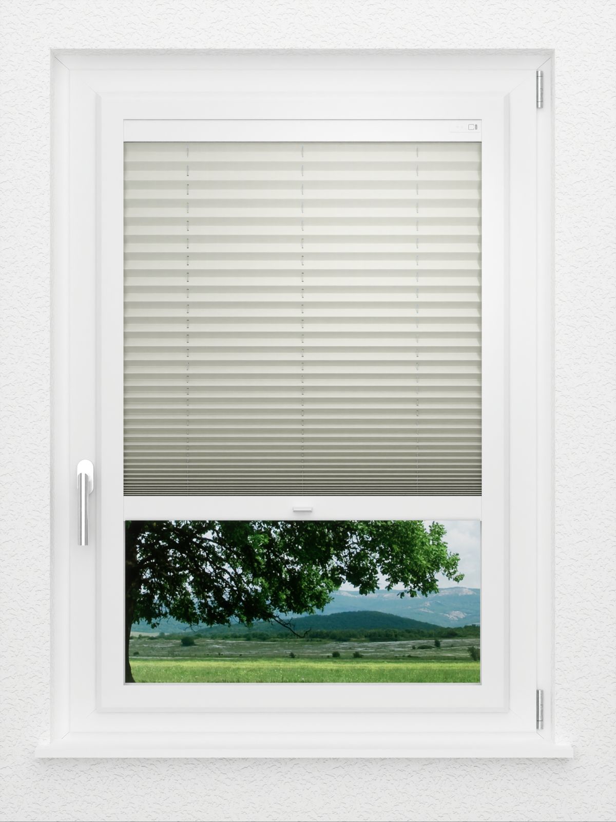 Detailansicht LYSEL HOME Plissee 212B Aralia Pearl