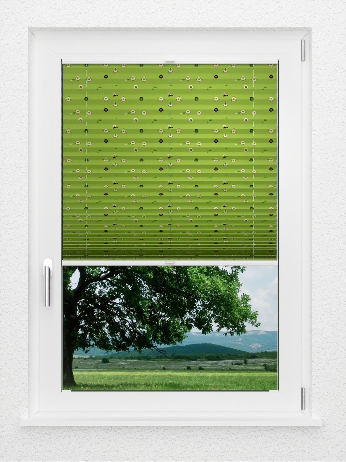 Detailansicht LYSEL HOME Plissee 402A Meadow Sheep