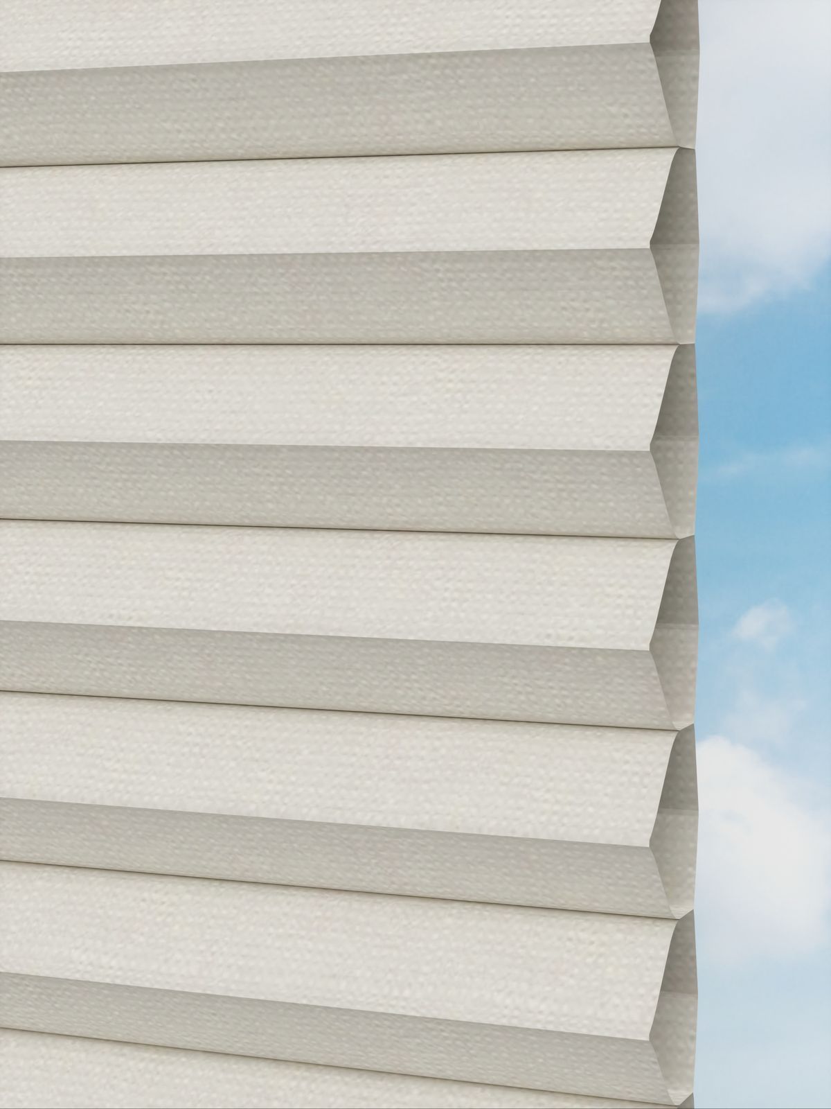 Detailansicht LYSEL HOME Plissee 009A Calluna Wabe