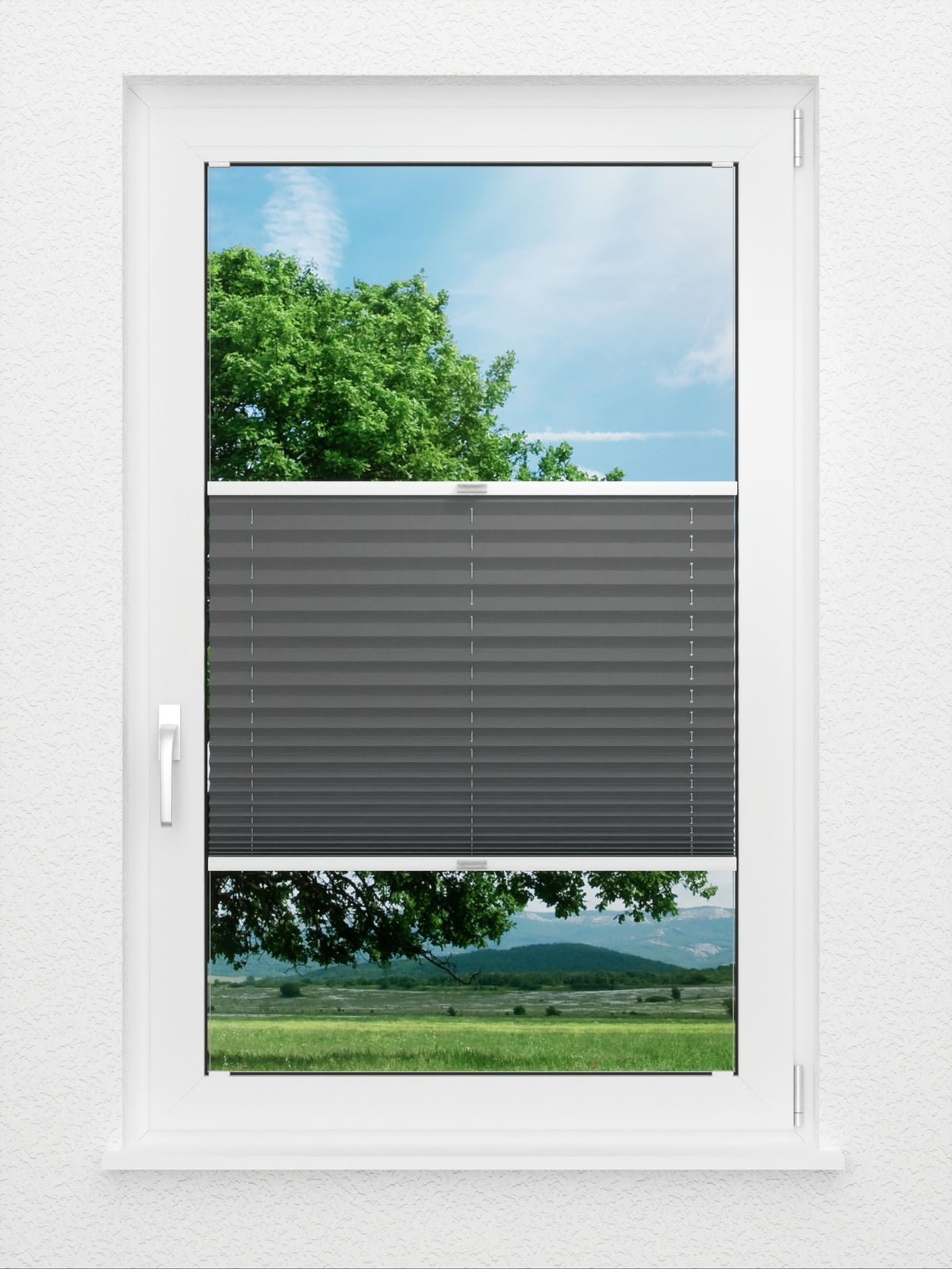 Detailansicht Plissee Krepp B1 1009.0163