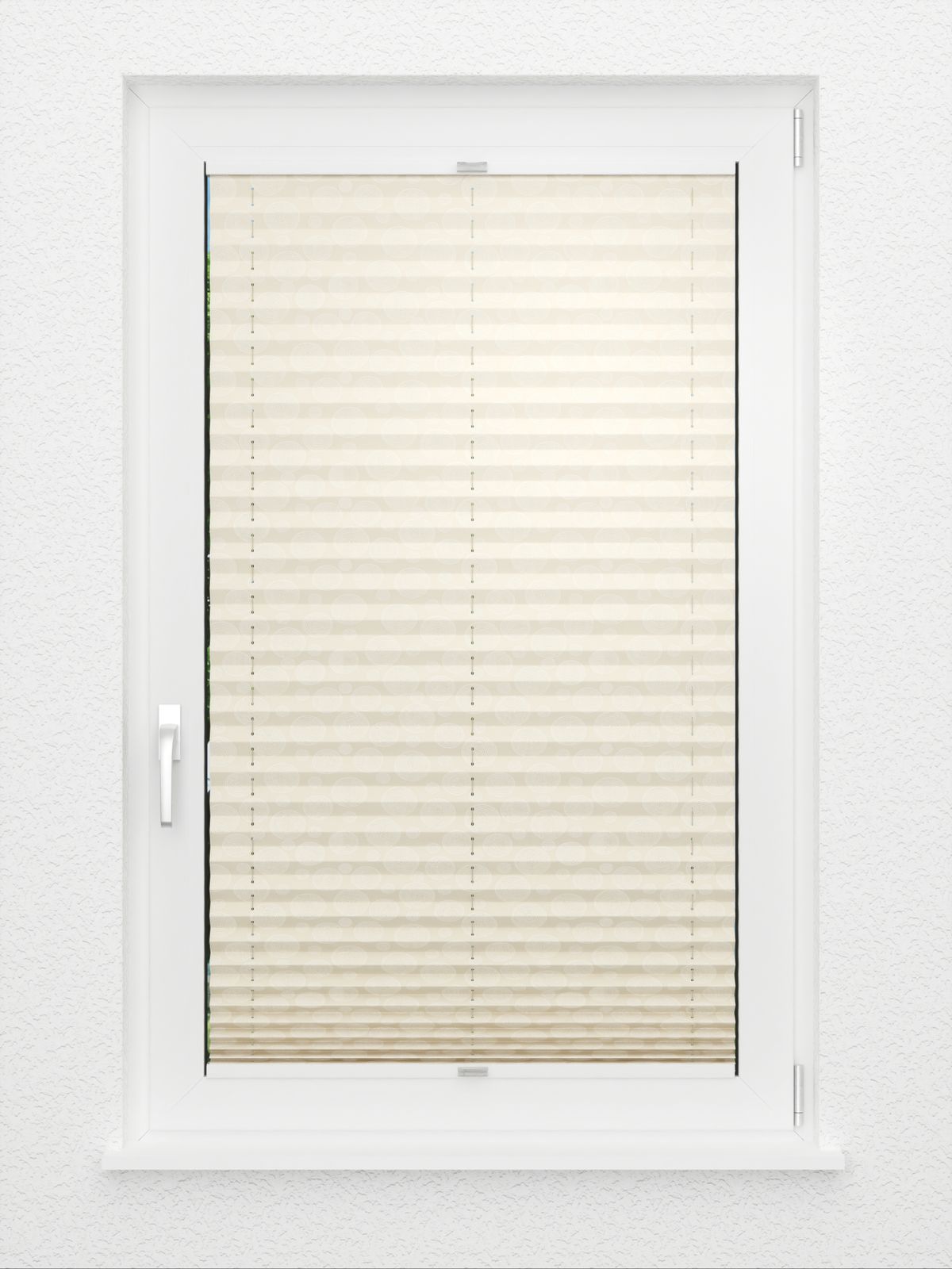 Detailansicht Plissee Glossy Circles 5702.1251