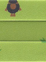 Plissee Sheep green Night 4406.1714 Detailansicht