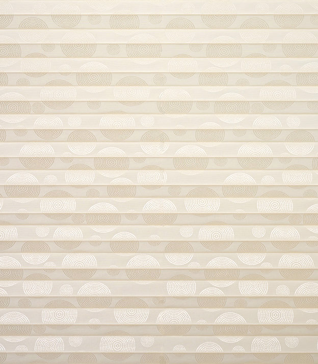 Detailansicht Plissee Glossy Circles 5702.1251