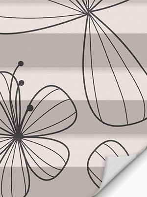 Stoff Plissee Maßanfertigung Blomma 01.613