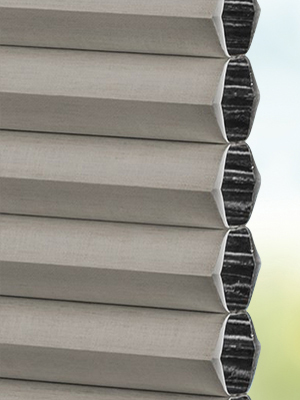 Stoff Plissee Maßanfertigung DUETTE® Celia Blackout 21.139